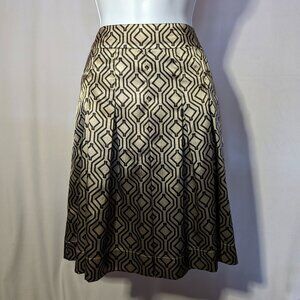 MEXX NWT SATIN skirt Sz 36 or M or 30 Waist PLEATED POCKETS  SILKY SOFT OFFICE